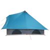 vidaXL Tipi Tent met dak met opslag Blauw 358 x 296 x 258 cm taft