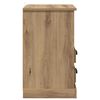 vidaXL Nachtkastje 2 pcs Artisan Eiken 36 x 43 x 60 cm Bewerkt hout