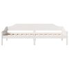 vidaXL Bedframe zonder matras massief grenenhout wit 90x190 cm