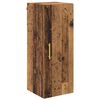vidaXL Hoge kast 2 pcs Oud Hout Bewerkt hout