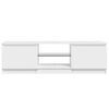 vidaXL Tv-meubel met LED-verlichting 120x30x36 cm hoogglans wit