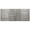 vidaXL Tuintafel (160-240)x100x75 cm massief acaciahout