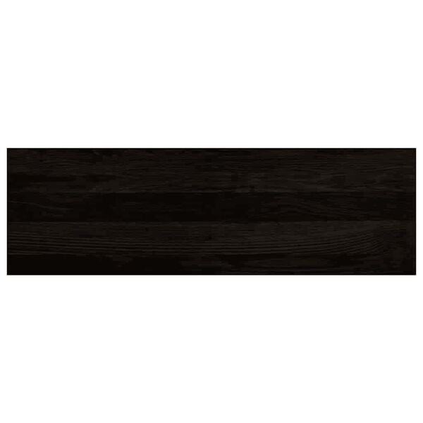 vidaXL Traptreden 12 st 80x25x2 cm massief eikenhout donkerbruin