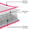 vidaXL Gymnastiekmat met pomp opblaasbaar 300x100x15 cm PVC roze