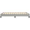 vidaXL Boxspring bed stof lichtgrijs 140x200 cm