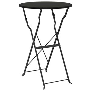 vidaXL Bistrotafel Antraciet &Oslash; 50 x 71 cm Poedercoating staal