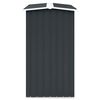 vidaXL Haardhoutschuur 172x91x154 cm gegalvaniseerd staal antraciet