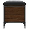 vidaXL Opbergbankje 62x42x45 cm bewerkt hout bruin eikenkleur