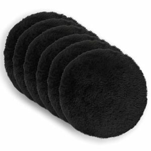 vidaXL Kussen met kussen HEERLEN 2 st Zwart PV Fleece