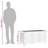 vidaXL Tuinbox met jaloezieën 113x50x56 cm massief acaciahout