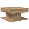 vidaXL Salontafel 55x55x30 cm bewerkt hout artisanaal eikenkleurig