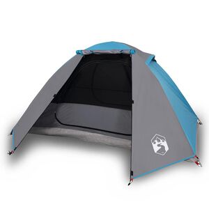 vidaXL Koepeltent 2-persoons waterdicht blauw