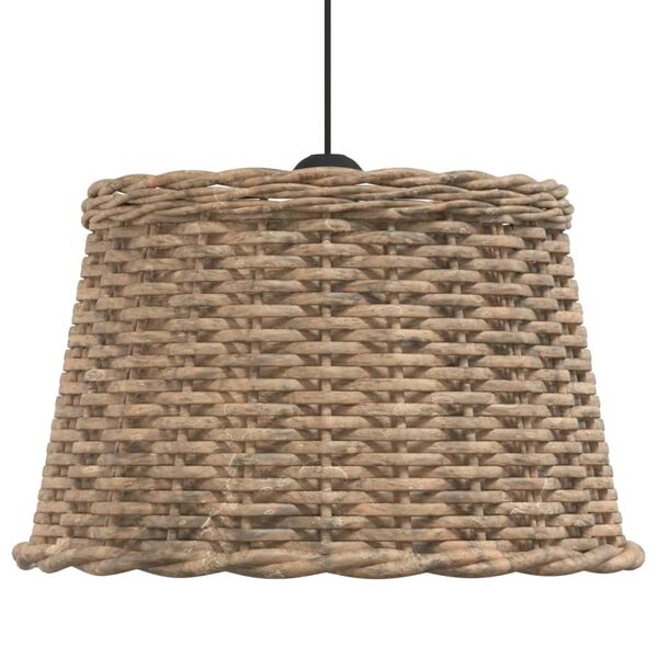 vidaXL Plafondlampenkap &Oslash;45x28 cm wicker bruin