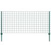 vidaXL Euro hek 20x1,5 m staal groen
