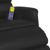 vidaXL Massage Recliner Stoel Zwart 71 x 98 x 106 cm Nep Leer