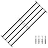 vidaXL Raam Beveiligingsgrill 175 x 60 cm Gegalvaniseerd staal