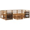 vidaXL Buiten bankenset 7 pcs Naturel Massief Acaciahout