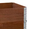 vidaXL Palletopzetranden 3 st 100x50 cm massief grenenhout bruin