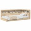 vidaXL Boekenkast Bed met plank Sonoma Eiken 75 x 190 cm Bewerkt hout