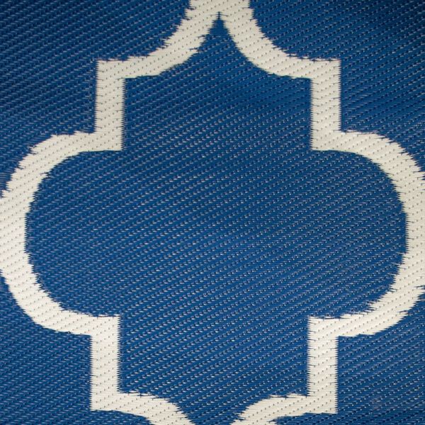 Bo-Camp Buitenkleed Chill mat Casablanca L 2,7x2 m blauw