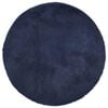vidaXL Hoogpolig vloerkleed NAVARRA 160x160 cm polyester marineblauw