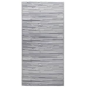 vidaXL Buitenkleed ARAKIL 190x290 cm PP grijs