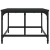 vidaXL Salontafel 75x50x35 cm bewerkt hout zwart