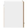 vidaXL Hangkast 2 pcs Ambachtelijke Eik en Wit 30 x 31 x 40 cm