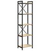 vidaXL Boekenkast 40 x 30 x 155 cm Bewerkt hout Sonoma Eiken