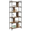 vidaXL Boekenkast Oud hout 76 x 32 x 192 cm Bewerkt hout