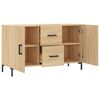 vidaXL Dressoir 100x36x60 cm bewerkt hout sonoma eikenkleurig