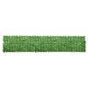 vidaXL Balkonscherm met groene bladeren 400x75 cm