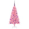 vidaXL Kerstboom met 150 LED met standaard Roze 120 cm PVC