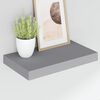 vidaXL Wandschappen zwevend 2 st 40x23x3,8 cm MDF grijs