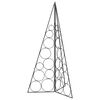 vidaXL Metalen kerstboom KUOPIO 100 cm Staal Zwart