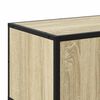 vidaXL Tv-meubel 160x35x41 cm bewerkt hout metaal sonoma eikenkleurig