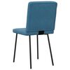 vidaXL Eetkamerstoelen 2 st fluweel blauw