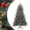 vidaXL Kunstkerstboom Groen 150 cm PVC en Plastic en Staal