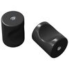 vidaXL Kastknop 2 st Zwart 18 x 23 mm IJzer