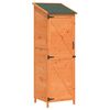 vidaXL Tuinschuur Bruin 59,5 x 56 x 176,5 cm Bewerkt hout