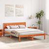 vidaXL Bedframe Bruin 160 x 200 cm Massief grenenhout