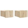 vidaXL Wandbeugel Bedkast 2 st Sonoma Eiken 33 x 34,5 x 24 cm
