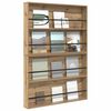 vidaXL Tijdschrift Rek met plank 2 pcs Artisan Eiken 100 x 12 x 70 cm