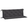 vidaXL Tuinbankkussens 2 st 150x50x7 cm oxford stof antracietkleurig