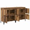 vidaXL Dressoirs 2 pcs Oud Hout 60 x 35 x 70 cm Bewerkt hout