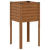 vidaXL Plantenbak 45x45x88 cm weerbestendig staal