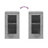 vidaXL Dressoir 37,5x35,5x67,5 cm bewerkt hout grijs sonoma eikenkleur