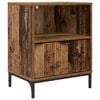 vidaXL Nachtkastje met lade Oud hout 49 x 36 x 61 cm Bewerkt hout