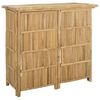 vidaXL Buiten Bartafel Naturel 115 x 55 x 105 cm Bamboe