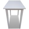 vidaXL Bartafel hout wit